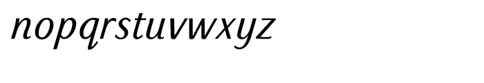 Sassoon Italic Font LOWERCASE