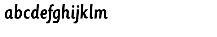 Sassoon Primary Condensed Medium Font LOWERCASE