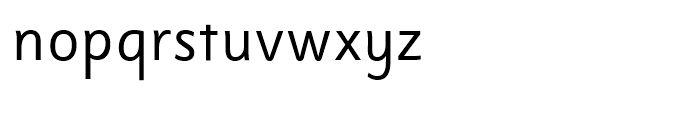 Sassoon Sans US Regular Font LOWERCASE