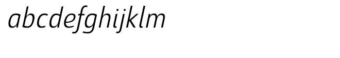 Savigny Regular Condensed Italic Font LOWERCASE