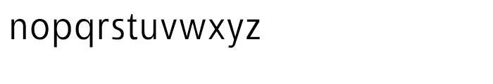 Savigny Regular Condensed Font LOWERCASE