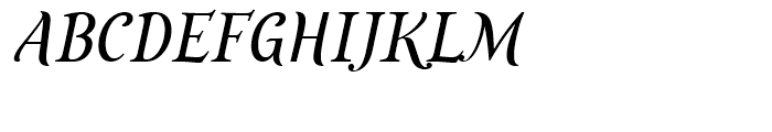 Savour Pro Italic Font UPPERCASE