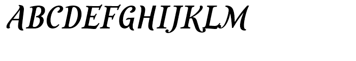 Savour Pro Medium Italic Font UPPERCASE