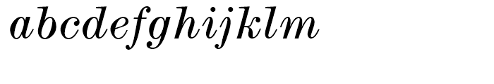 Sax Italic Font LOWERCASE