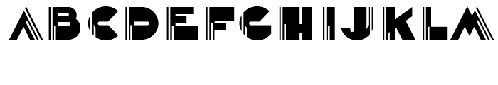 Saxo Deco Regular Font UPPERCASE