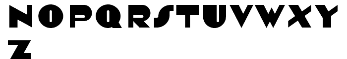 Saxo Regular Font UPPERCASE