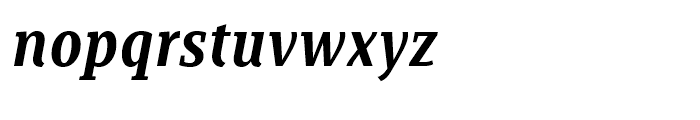 Saya Serif FY Bold Italic Font LOWERCASE