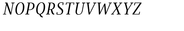 Saya Serif FY Italic Font UPPERCASE