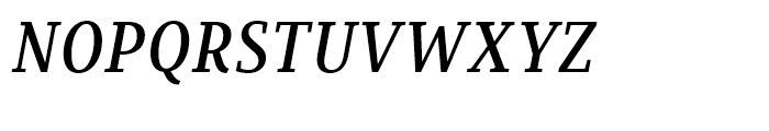 Saya Serif FY Medium Italic Font UPPERCASE