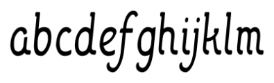 Sabio Condensed Font LOWERCASE