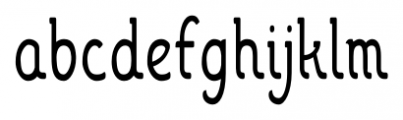 Sabio Perpendicular Condensed Font LOWERCASE