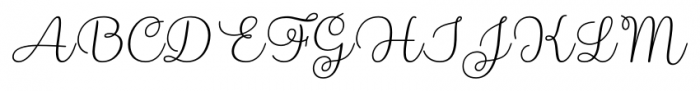 Sabores Script Light Italic Font UPPERCASE
