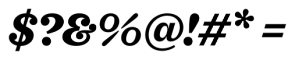 Sagona Extra Bold Italic Font OTHER CHARS