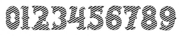 Salloon Striped Font OTHER CHARS