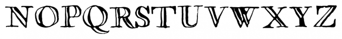 Saltpetre Regular Font LOWERCASE