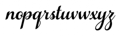 Samantha Basic Bold Italic Font LOWERCASE