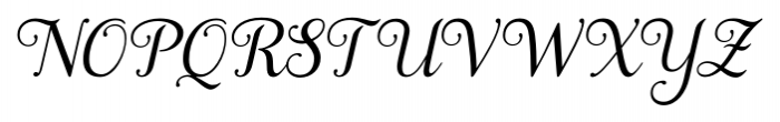 Samantha Basic Italic Font UPPERCASE