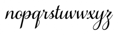 Samantha Basic Italic Font LOWERCASE