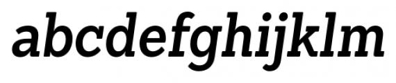 Sanchez Condensed SemiBold Italic Font LOWERCASE