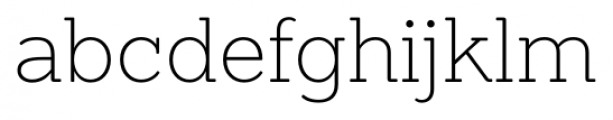 Sanchez ExtraLight Font LOWERCASE