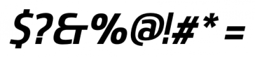 Sancoale Bold Italic Font OTHER CHARS