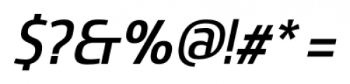 Sancoale Medium Italic Font OTHER CHARS