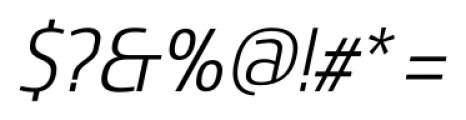 Sancoale Regular Italic Font OTHER CHARS