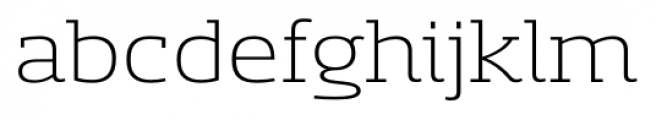 Sancoale Slab Ext Light Font LOWERCASE