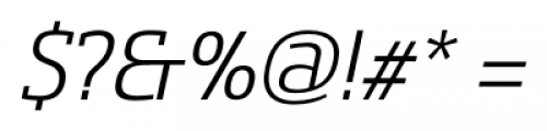 Sancoale Slab Norm Italic Font OTHER CHARS