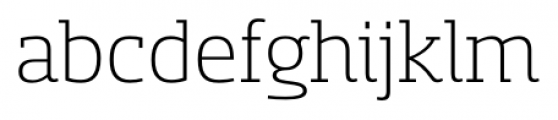 Sancoale Slab Norm Light Font LOWERCASE