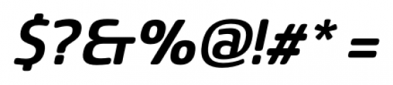 Sancoale Softened Bold Italic Font OTHER CHARS