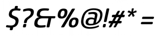 Sancoale Softened Medium Italic Font OTHER CHARS