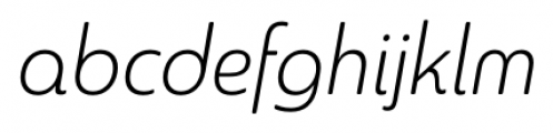 Sangli Condensed Light Italic Font LOWERCASE