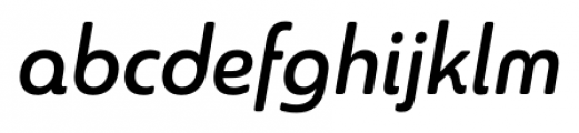 Sangli Condensed Medium Italic Font LOWERCASE