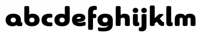 Sangli Extended Black Font LOWERCASE