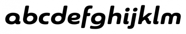 Sangli Extended ExtraBold Italic Font LOWERCASE