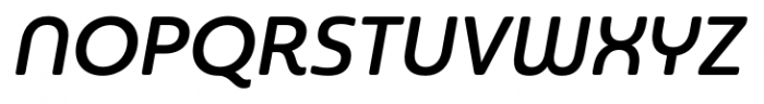 Sangli Normal Demi Italic Font UPPERCASE