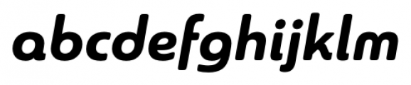 Sangli Normal ExtraBold Italic Font LOWERCASE