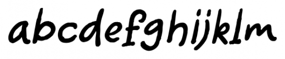 Sanguine Italic Font LOWERCASE
