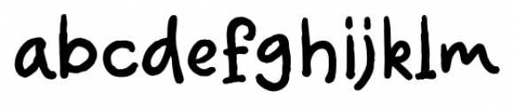 Sanguine Regular Font LOWERCASE