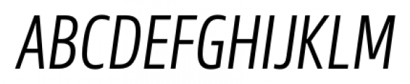 Sans Beam Head Semi Light Italic Font UPPERCASE