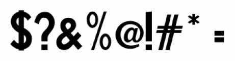 Sans Serif Bold Regular Font OTHER CHARS
