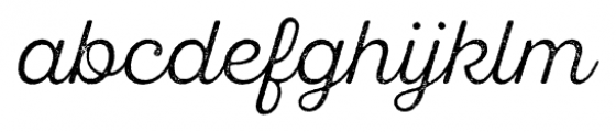 SantElia Rough Light Font LOWERCASE