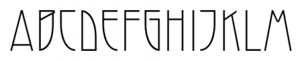 Santini Light Font UPPERCASE