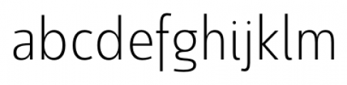 Savigny Light Cond Font LOWERCASE