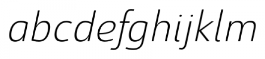 Savigny Light Italic Font LOWERCASE