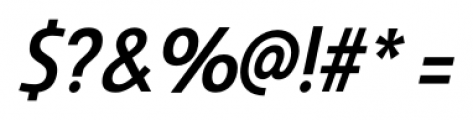 Savigny Medium Cond Italic Font OTHER CHARS