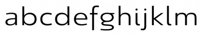 Savigny Regular Ext Font LOWERCASE