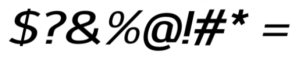 Savile DemiBold Italic Font OTHER CHARS