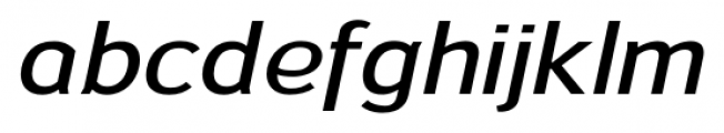 Savile DemiBold Italic Font LOWERCASE
